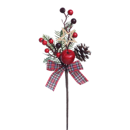 [831-MXMAS91-52] Miro Christmas Pick 32cm Red/ Green