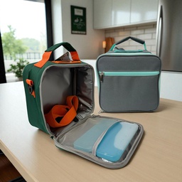 [44974] Core Home Top-Handle Lunch Bag - MCH/ONX/OBI/CUR