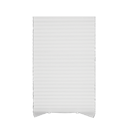 [KC20205236WH] ****Kenneth Cole Temporary Pleated Blinds, White/72x90''