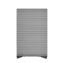 [KC20205236GY] ****Kenneth Cole Temporary Pleated Blinds, Grey /72x90''