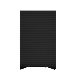 [KC20205231BK] ****Kenneth Cole Temporary Pleated Blinds 29 x 90 In., Black