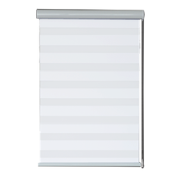 [KC202052322WH] Kenneth Cole Luxury Zebra Blinds 29 x 90 In. (Blackout), White