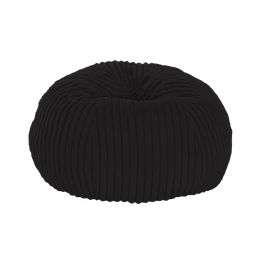 [KCFS2023115-BK] Kenneth Cole Luxury Foam-Filled Seat Cushion Faux Fur, Black