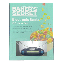[BS40924] Baker's Secret Digital Kitchen Scale, Silver