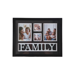[HHHF-IDFN-13056 CHPF28627] ****Classy Homes Photo Frame, 11.4 x 14.5 In. Black/White