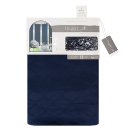 [WDPT41703A] Genera Jacquard Room-Darkening Curtains 38 x 84 In. Indigo x2