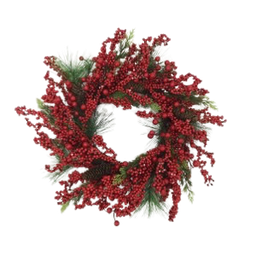 [XS1045856R] Christmas Wreath 45cm