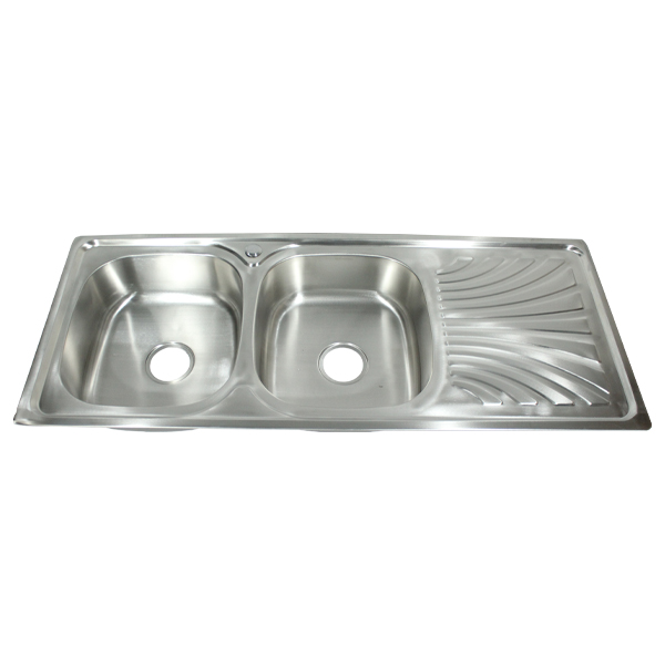 Royal Homes Kitchen Sink 47"X20"X5.5" - 304 Stainless Steel 
