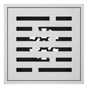 Royal Homes Shower Floor Drain 4"x4"