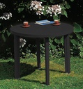 ProGarden Tondo Table Round 35 In., Anthracite