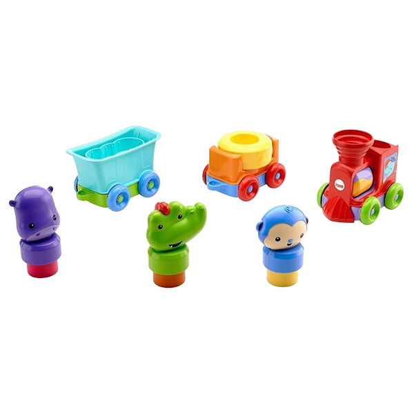 Mattel Fisher-Price Silly Safari Rattle &amp; Roll Animal Train