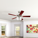Westinghouse Swirl Ceiling Fan 52 In., Brushed Nickel (C.F.M - 4334)