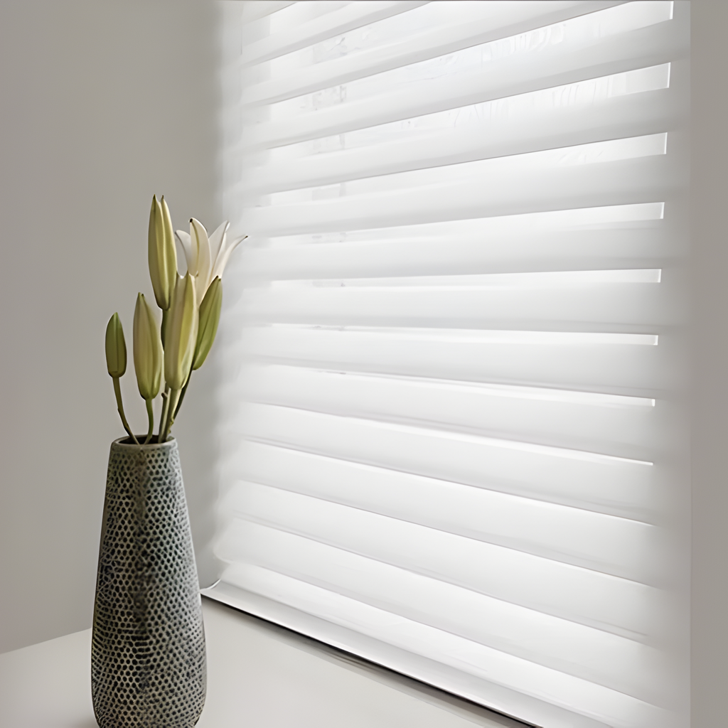  Classy Homes Shangri-la Roller Blinds 38x50 In., White 