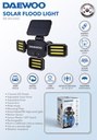 Daewoo Outdoor Solar Flood Light 108 COB