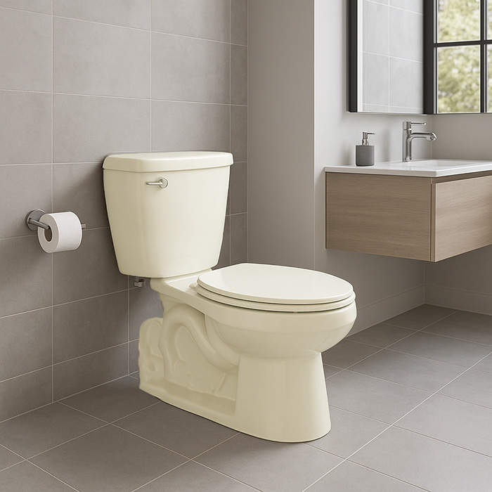 American Standard P-Trap Professional Yorkville II Toilet, Bone