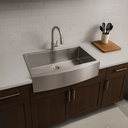 Royal Homes Single Bowl Apron Kitchen Sink 30 x 20 x 10 In.