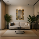 Classy Homes Wall Mirror, 39.6 x 29.3 In. - Gold