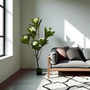 Classy Homes Artificial Potted Plant With 5 Heads, 4Ft 9In. (145cm)