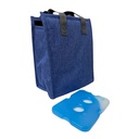 Manna Handled Velcro Lunch Bag With Ice Pack - River