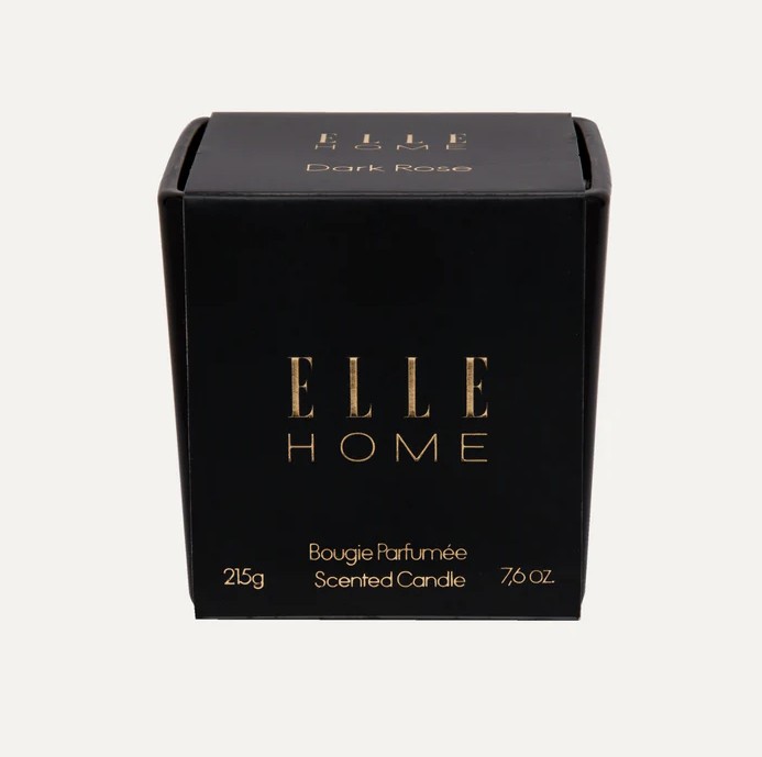 Elle Home Dark Rose Vanilla Scented Candle p2p
