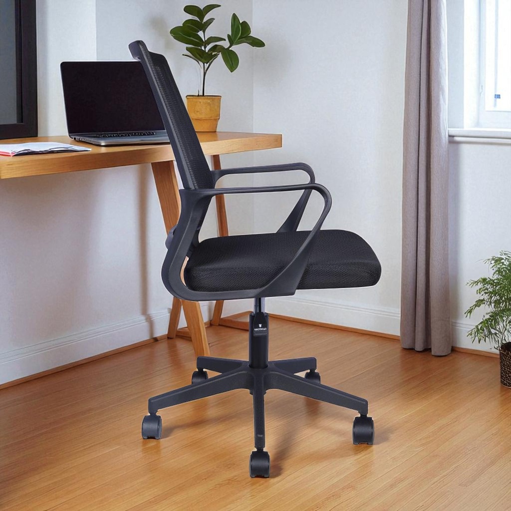 Mobel Executive Office Chair Mesh, Black (Weight Limit 220lb)