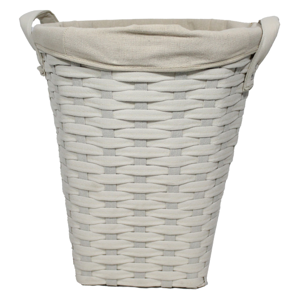 Royal Homes Laundry Basket 15.5 x 17.5 In. Blk/ Coffee/ Beige/ G