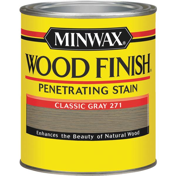 Minwax Wood Finish Penetrating Stain, Classic Gray, 1 Qt.