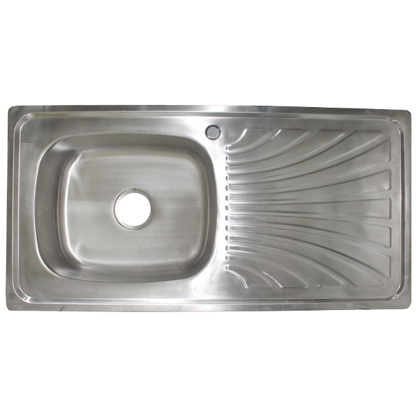 ****Royal Homes Kitchen Sink - In.39x19.5x6In. - 304 Stainless Steel