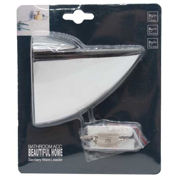 ****Classy Homes Shelf Clips Glass /Chrome 1pc