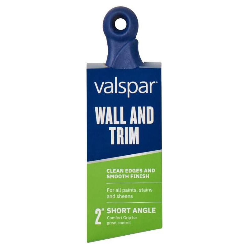 Valspar Wall &amp; Trim Short Angle Comfort Grip Paint Brush 2 In.