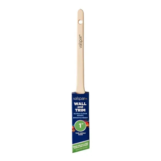 Valspar Wall &amp; Trim Thin Angle Sash Brush 1 In.