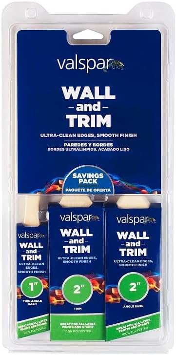 Valspar Wall And Trim Paint Brush Set (3-Pack)