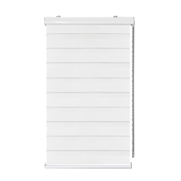 Kenneth Cole Luxury Zebra Blinds 78 x 90 In. (Daylight), White