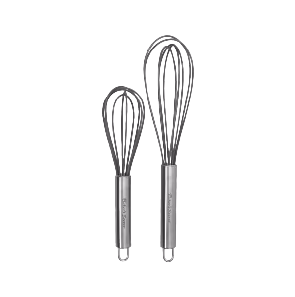 ****Baker's Secret 2pcs Silicone Whisk Set 8 In. &amp;10 In. (21cm/26cm)