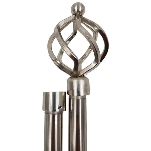 Classy Homes Curtain Rod 28-48 In., Silver - Plated