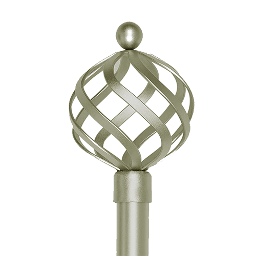 Classy Homes Curtain Rod 28-48 In., Silver - Plated