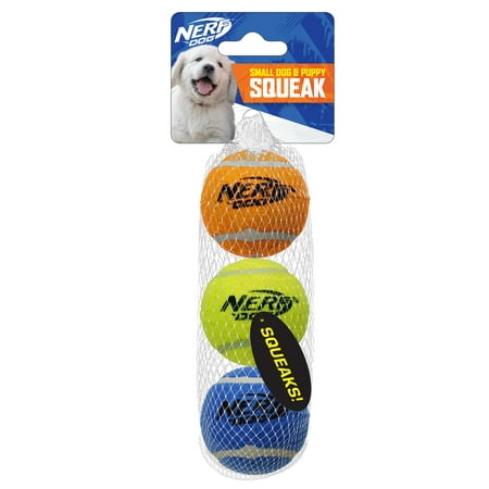 Nerf Dog Squeak Tennis Balls 2 In. (3-Pack)