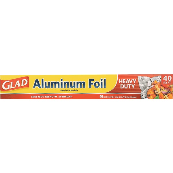 Glad Heavy-Duty Aluminum Foil 40 Sq. Ft.