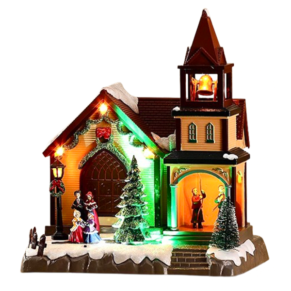 Mrs. Claus Christmas Church Ornament