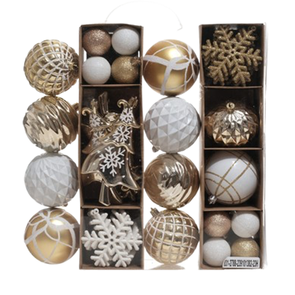 Miro Christmas Balls 10x8cm-16x4cm-20x8cm (46-pc Set)