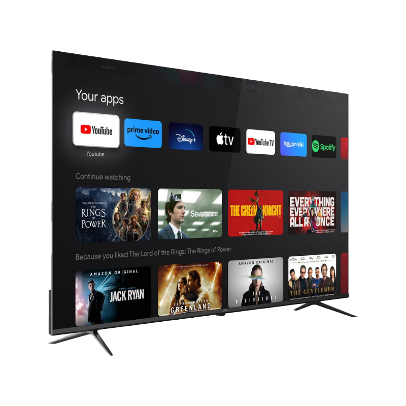 JVC 70 Inch Frameless ISDBT UHD Google TV OS