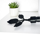 Classy Homes Curtain Rod 48-84 in Double Black 16/19