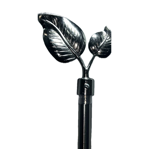 Classy Homes Curtain Rod 48-84 in Single Silver 16/19