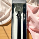 Classy Homes Curtain Rod 48-84 in Double Black Nickel 16/19