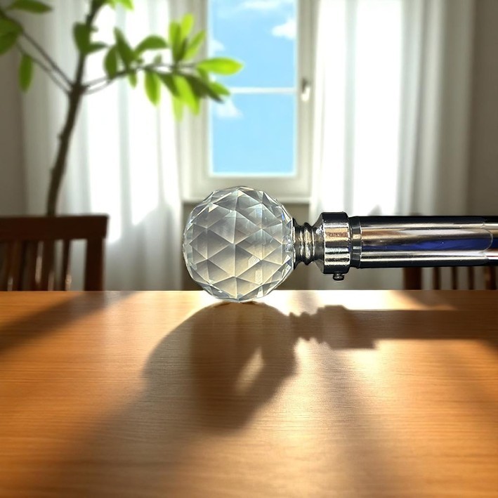 Classy Homes Curtain Rod 48-84 in Single Black Nickel 25/28