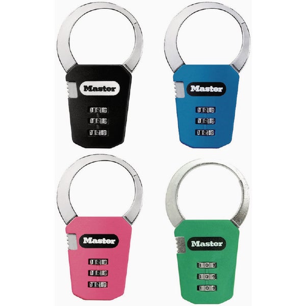 Master Lock Set Your Own Combination Backpack Lock - Assorted Colors