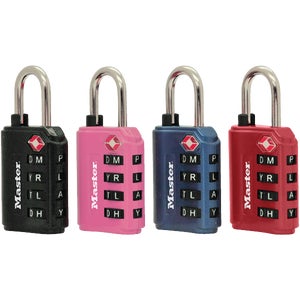 ****Master Lock 1-3/8 In. WORD Combination Luggage Lock (TSA-Accepted)