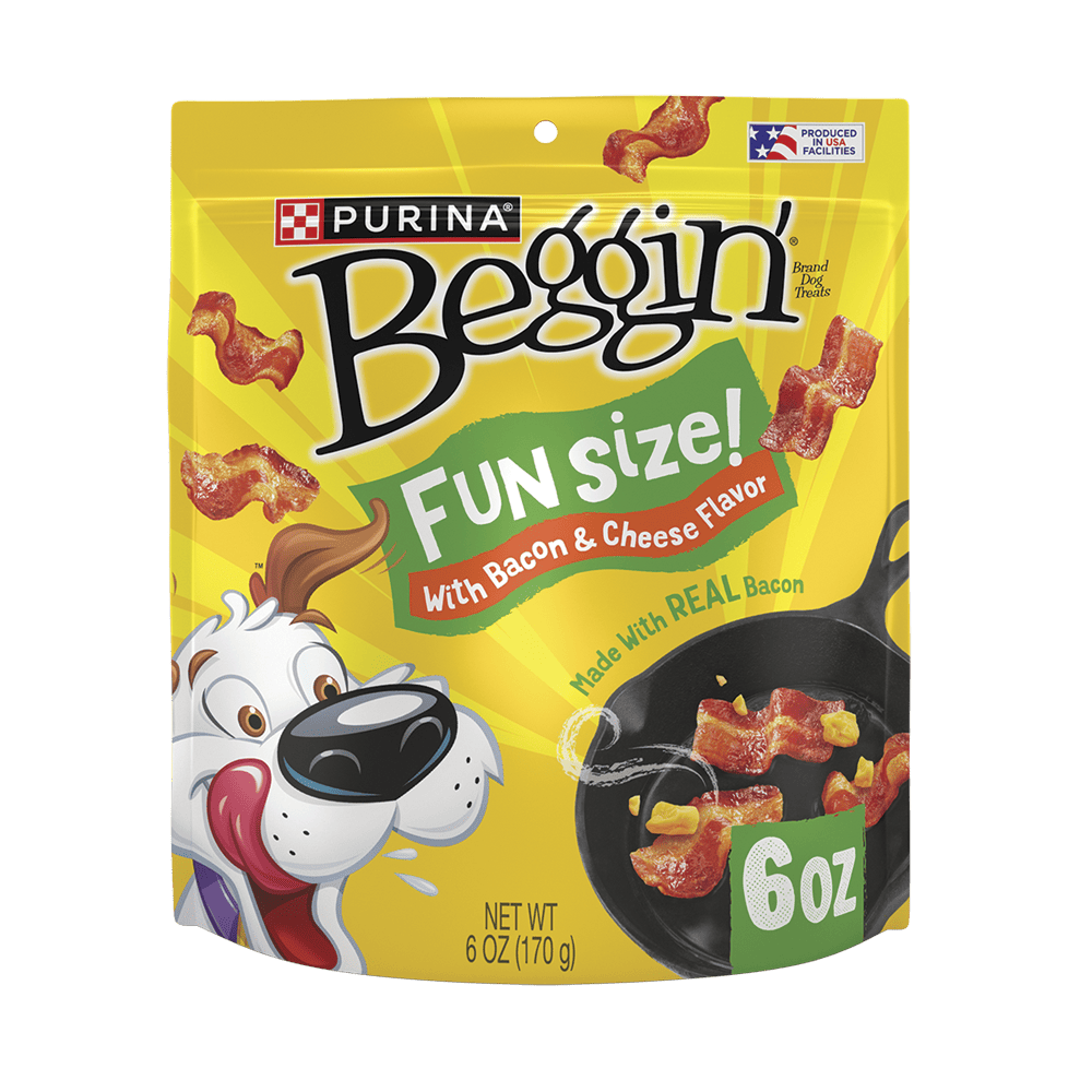 Purina Beggin Fun Size Bacon &amp; Cheese 6X6OZ N2 US