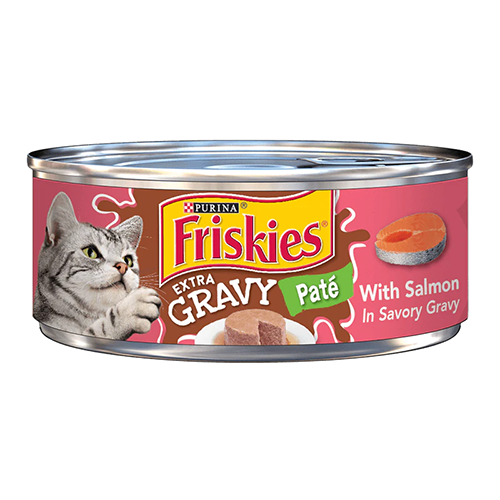 Purina Friskies Extra Gravy Pate Salmon 5.5Oz