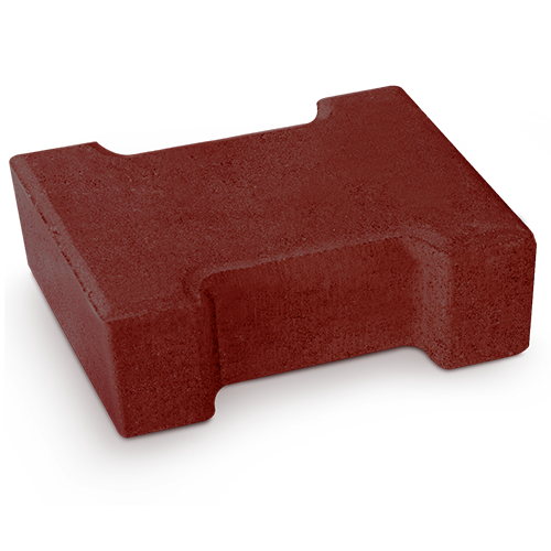 Bescrete 60MM Interlocking I Paver, Red x528Pcs